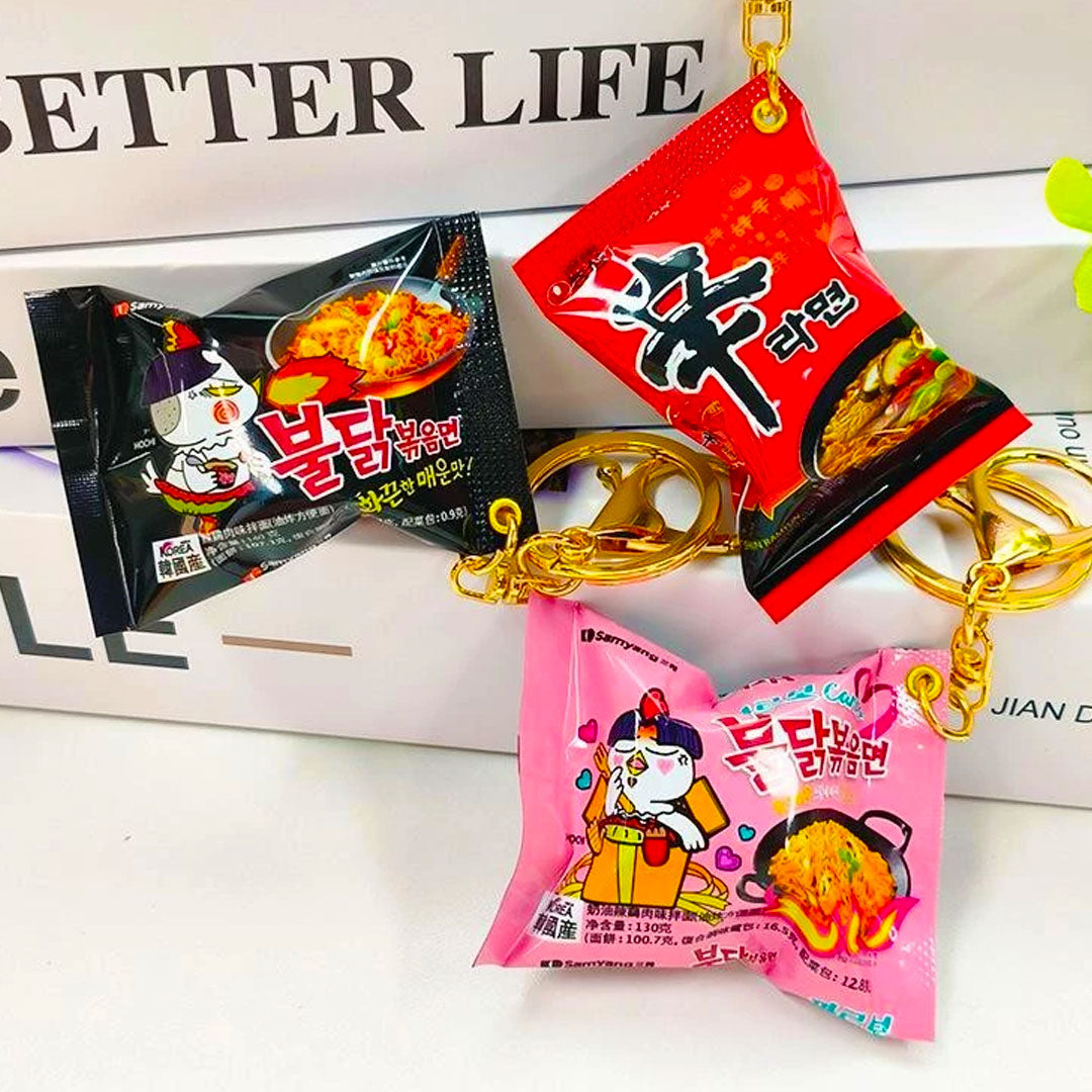 Miniature Korean Ramen Keychain