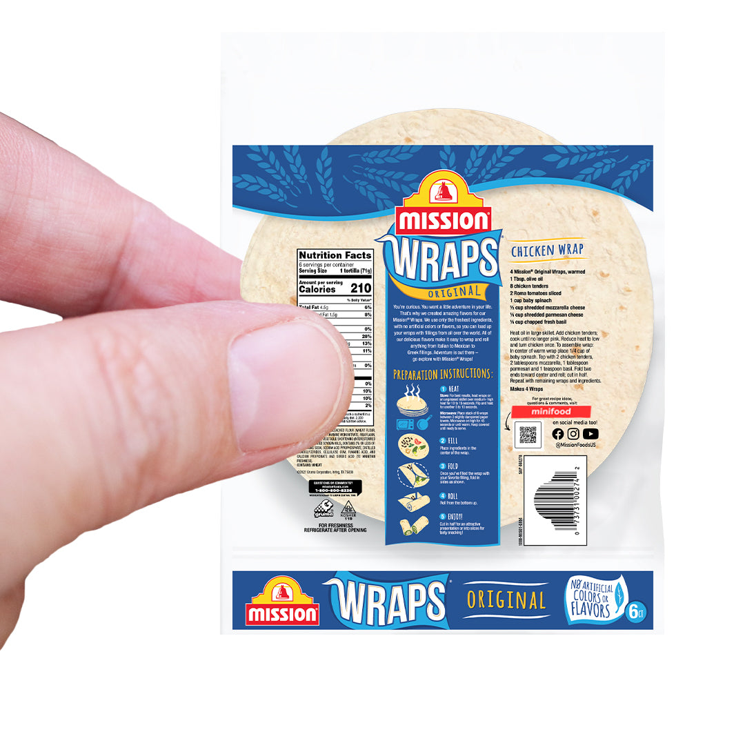Miniature Wraps ( Packaging Only )