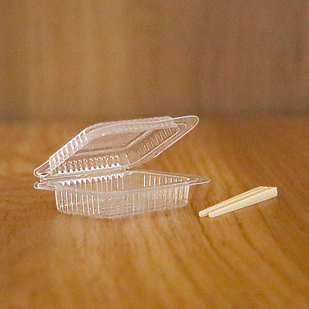 MINI TAKEAWAY Food Container with Plastic Chopstick