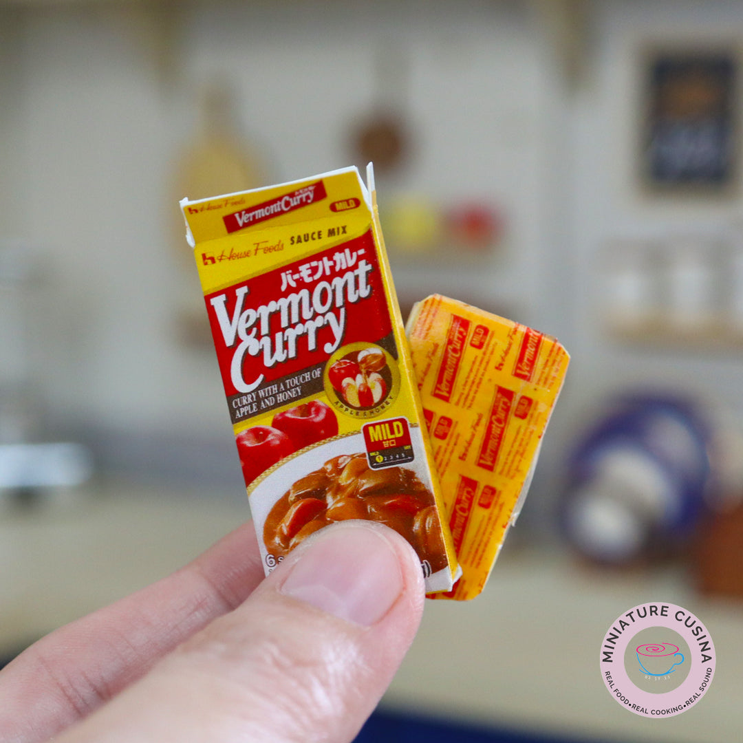 Miniature Curry Roux Vermont Brand