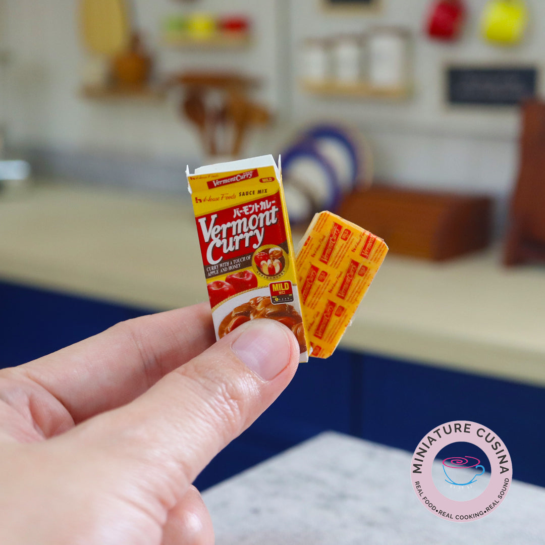 Miniature Curry Roux Vermont Brand