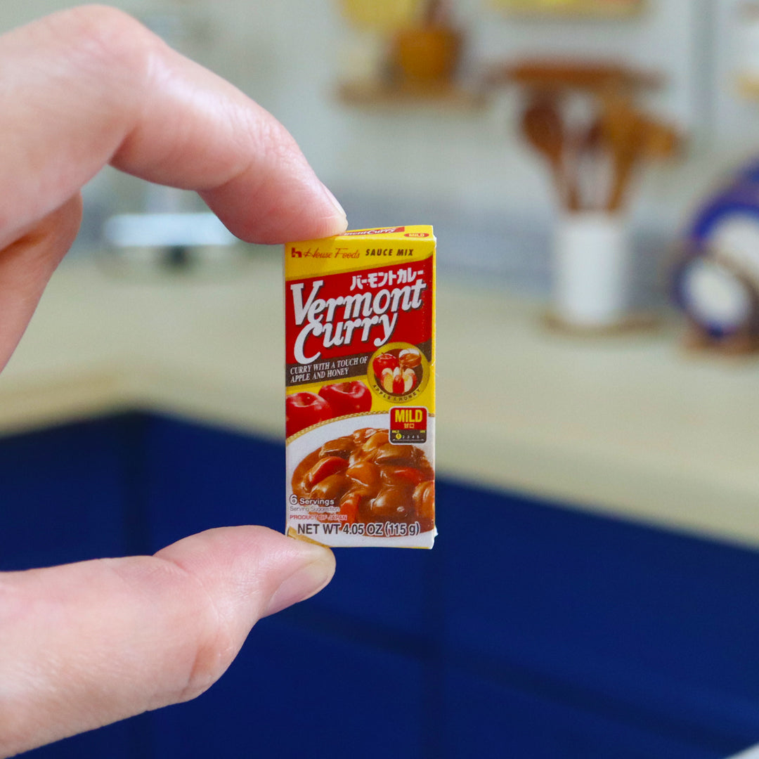 Miniature Curry Roux Vermont Brand