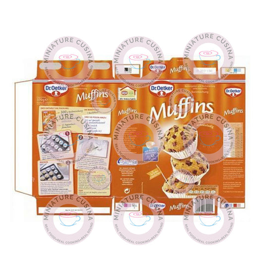 Mini Box MUFFINS Dollhouse Template 1/4 Scale PRINTABLE (Digital File)