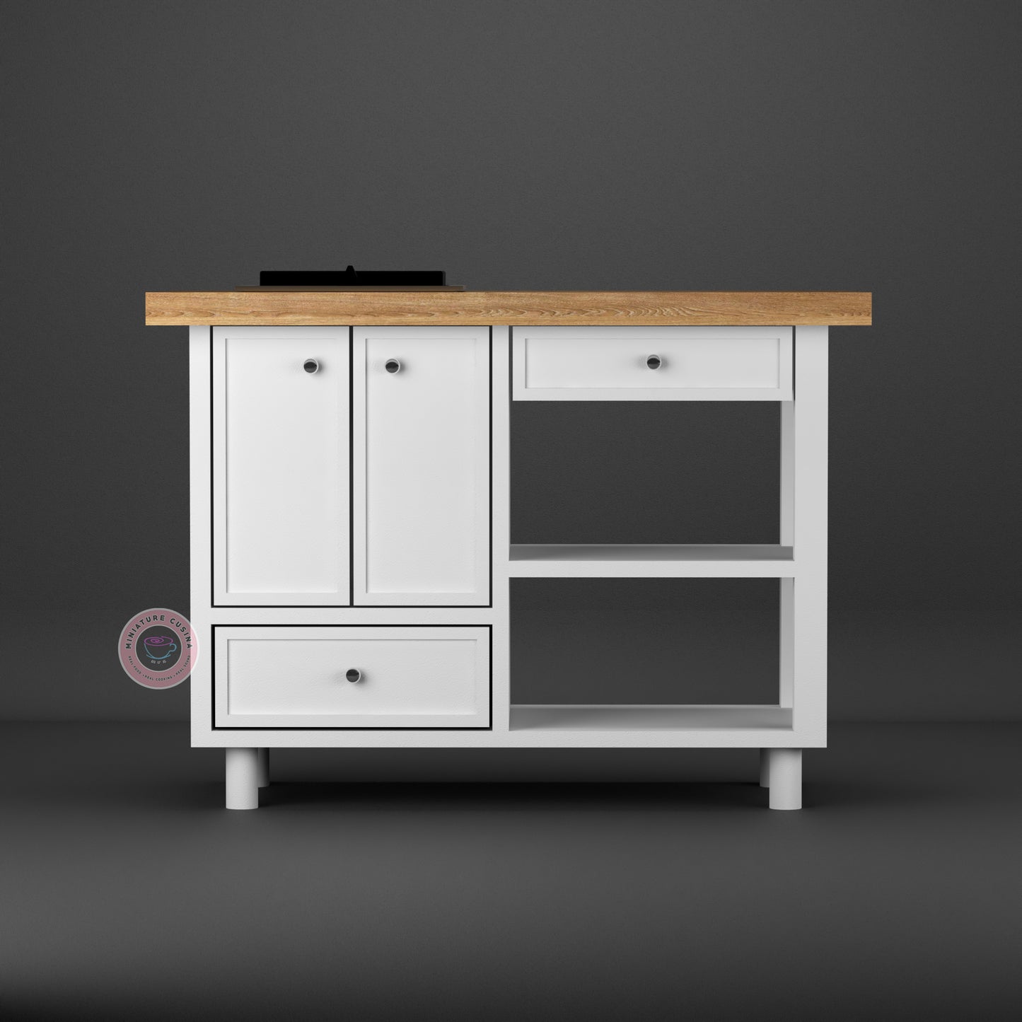 Miniature Kitchen Stove  1:4 Scale