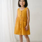 Simple & Practical Everyday 2 Pocket Dress Dress Mustard (Sizes: Baby to 6 Years)
