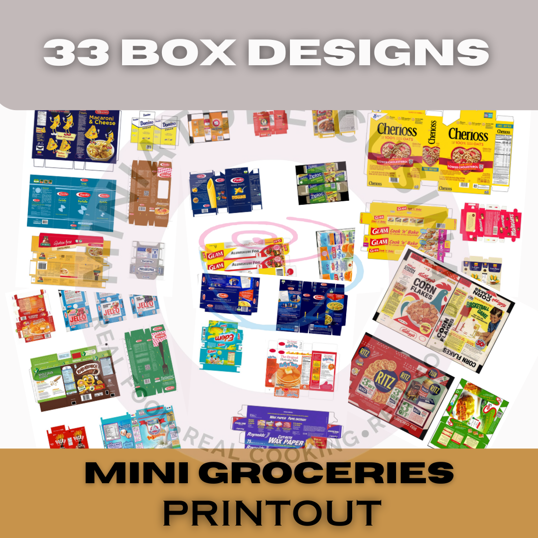 DIY MINI BOX TEMPLATE [ PRINTOUT ONLY ] 33 DIFFERENT DESIGNS