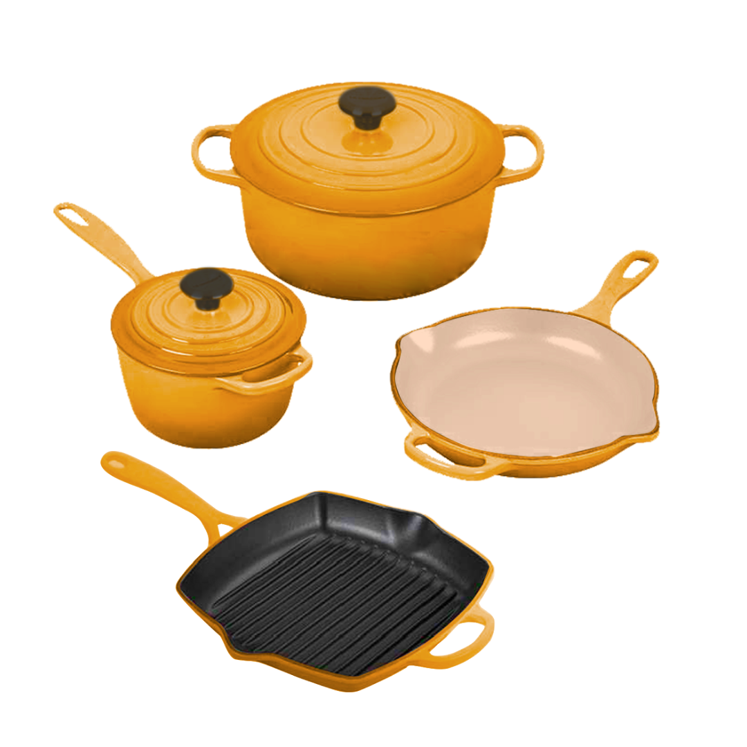 Mini Cookware Set in Cream, Fry & Sauce Pan