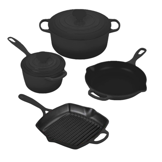 Miniature Cast Iron Cookware Pre- Seasoned 6 Piece Set [ PRE - ORDER ] 15% Discount for the first 150 Buyers