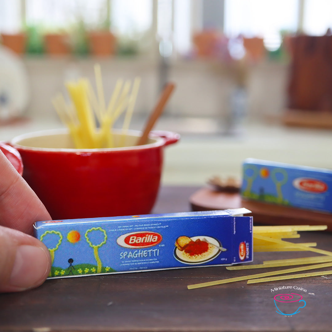 Mini SPAGHETTI Pasta Box Template 1/4 Scale PRINTABLE (Digital File)