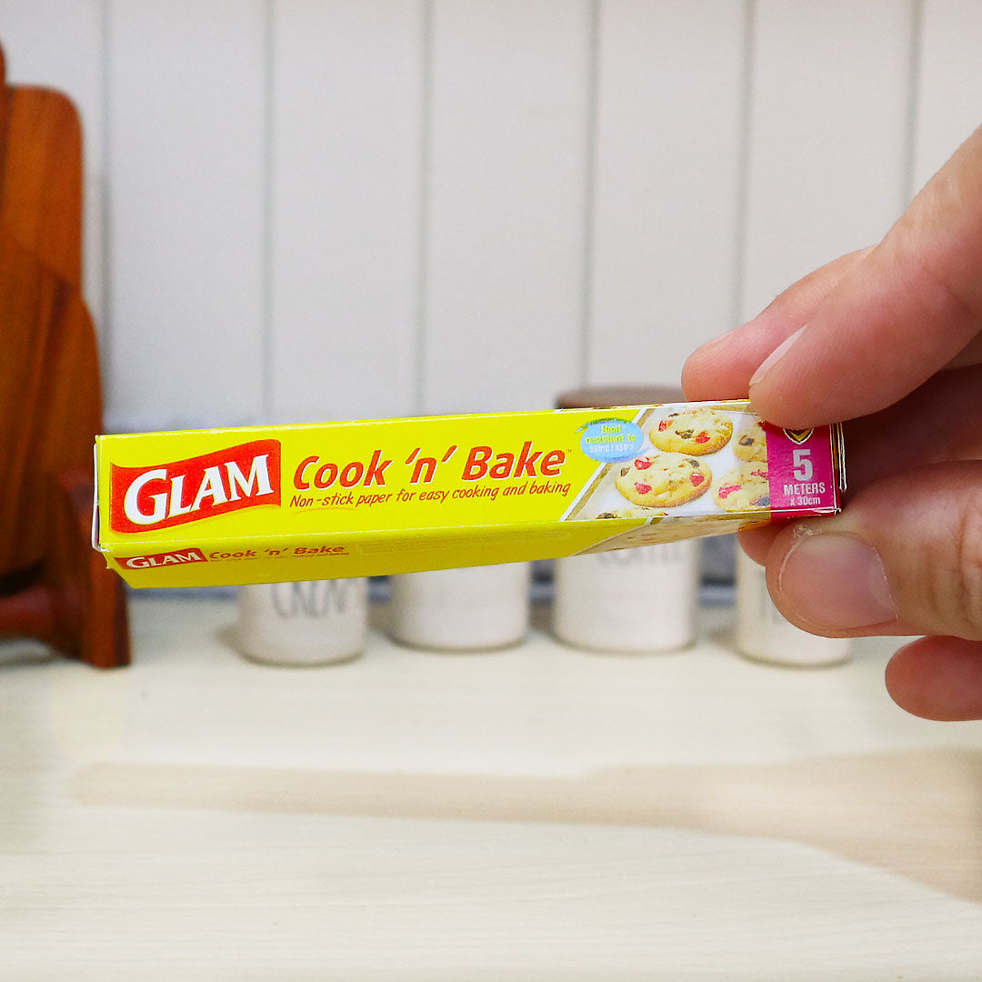 Miniature Glam Cook n' Bake Non Stick Paper [ Miniatures Groceries Box PRINTABLE ]