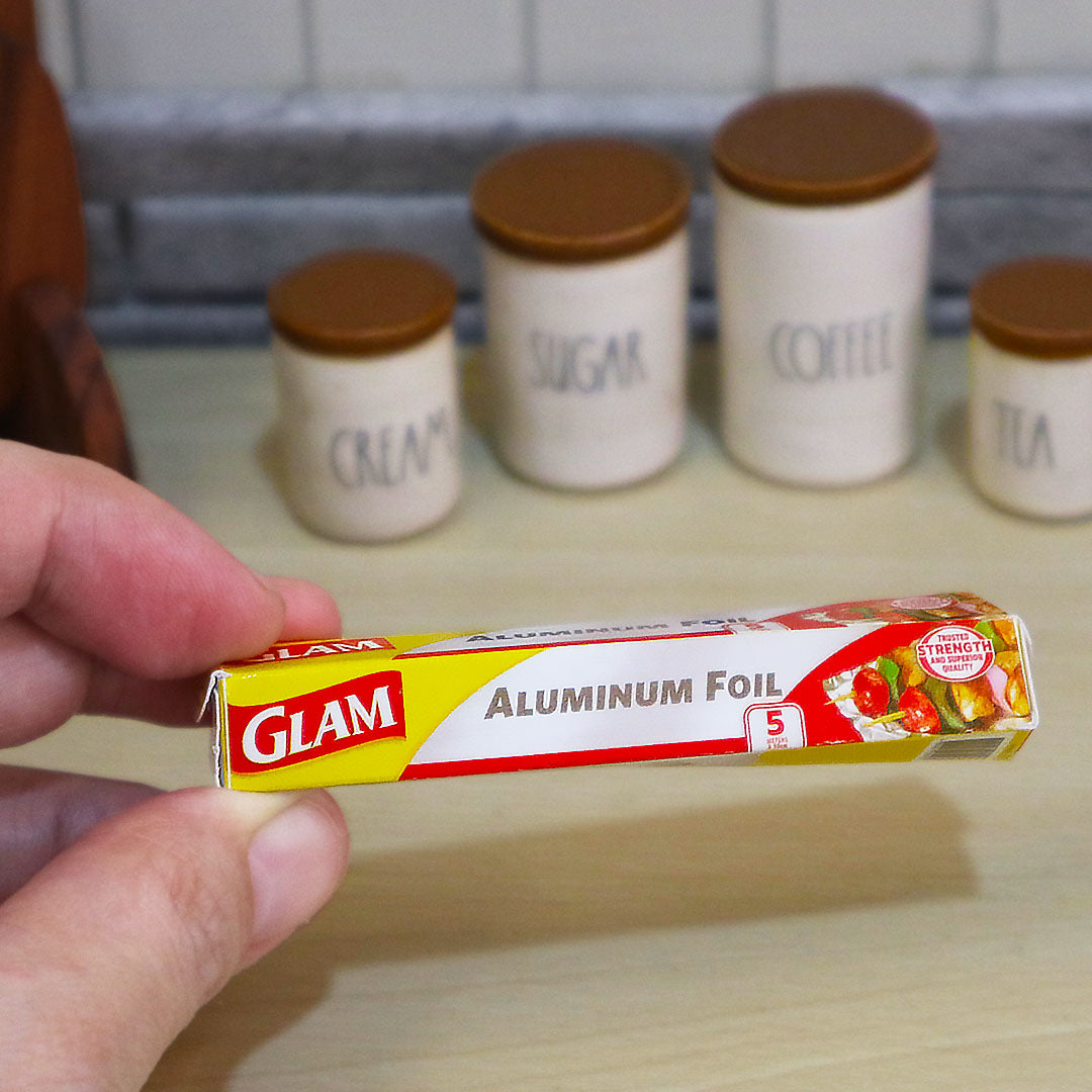 Miniature Glam Aluminum Foil Mini Brand Box PRINTABLE