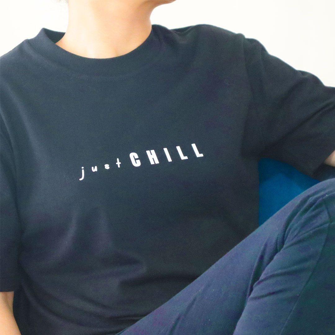 Minimalist Shirt JUST CHILL Print [ UNISEX ]