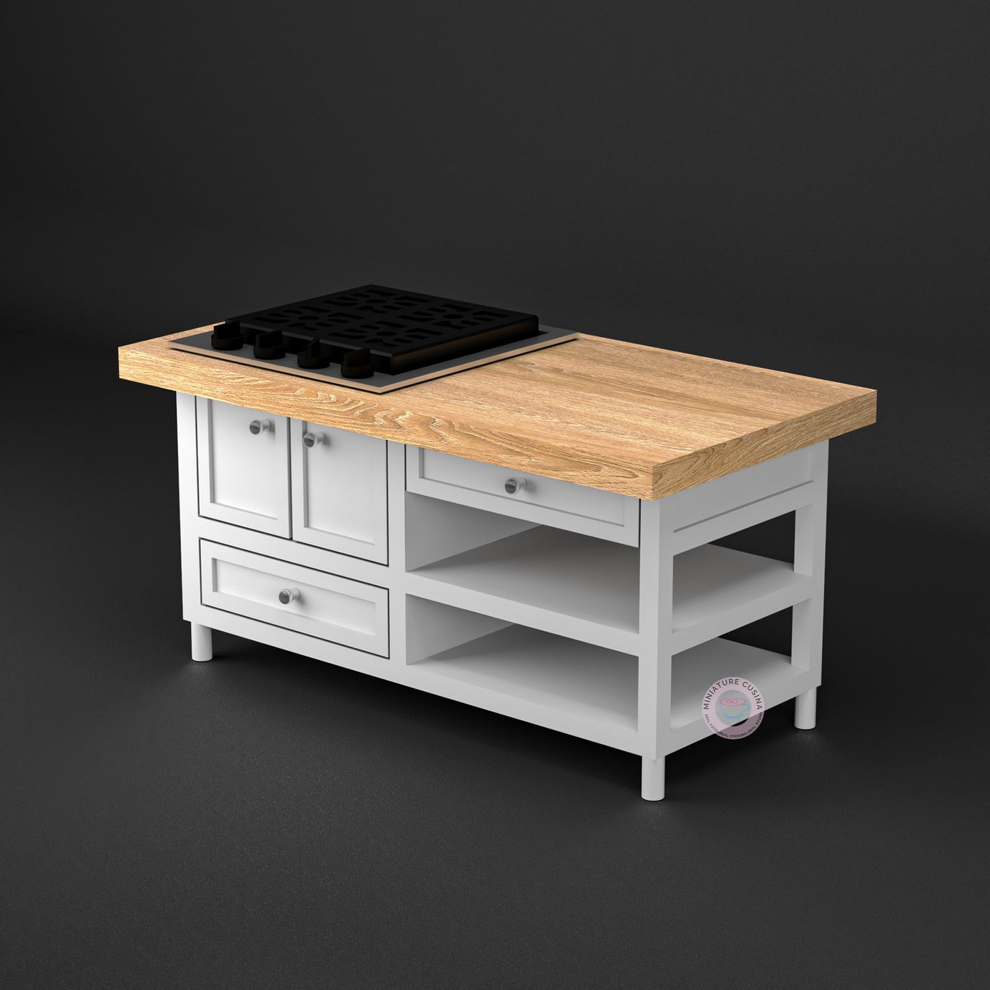 Miniature Kitchen Stove 1:6 Scale