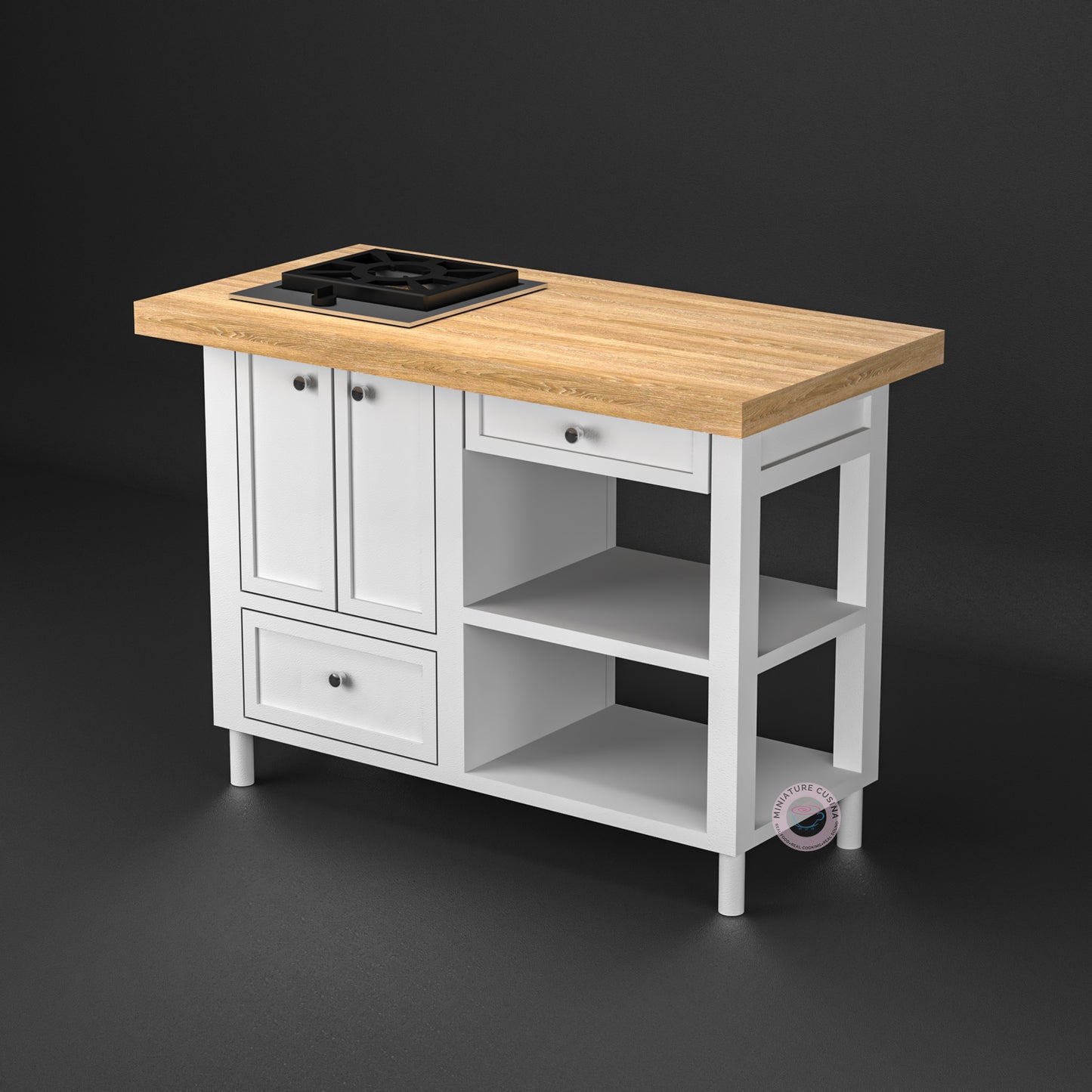 Miniature Kitchen Stove  1:4 Scale