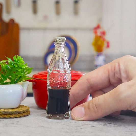Miniature Collectible Coca Cola Vintage | Half Empty Bottle