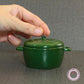 Miniature Ceramic Casserole  with Lid [ REAL MINI COOKING ]