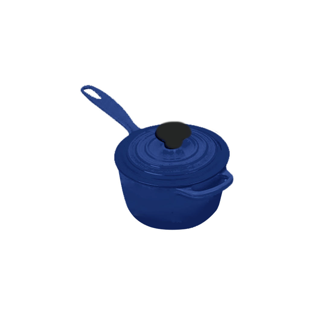 Miniature Ceramic Sauce Pan with Lid [ REAL MINI COOKING ]