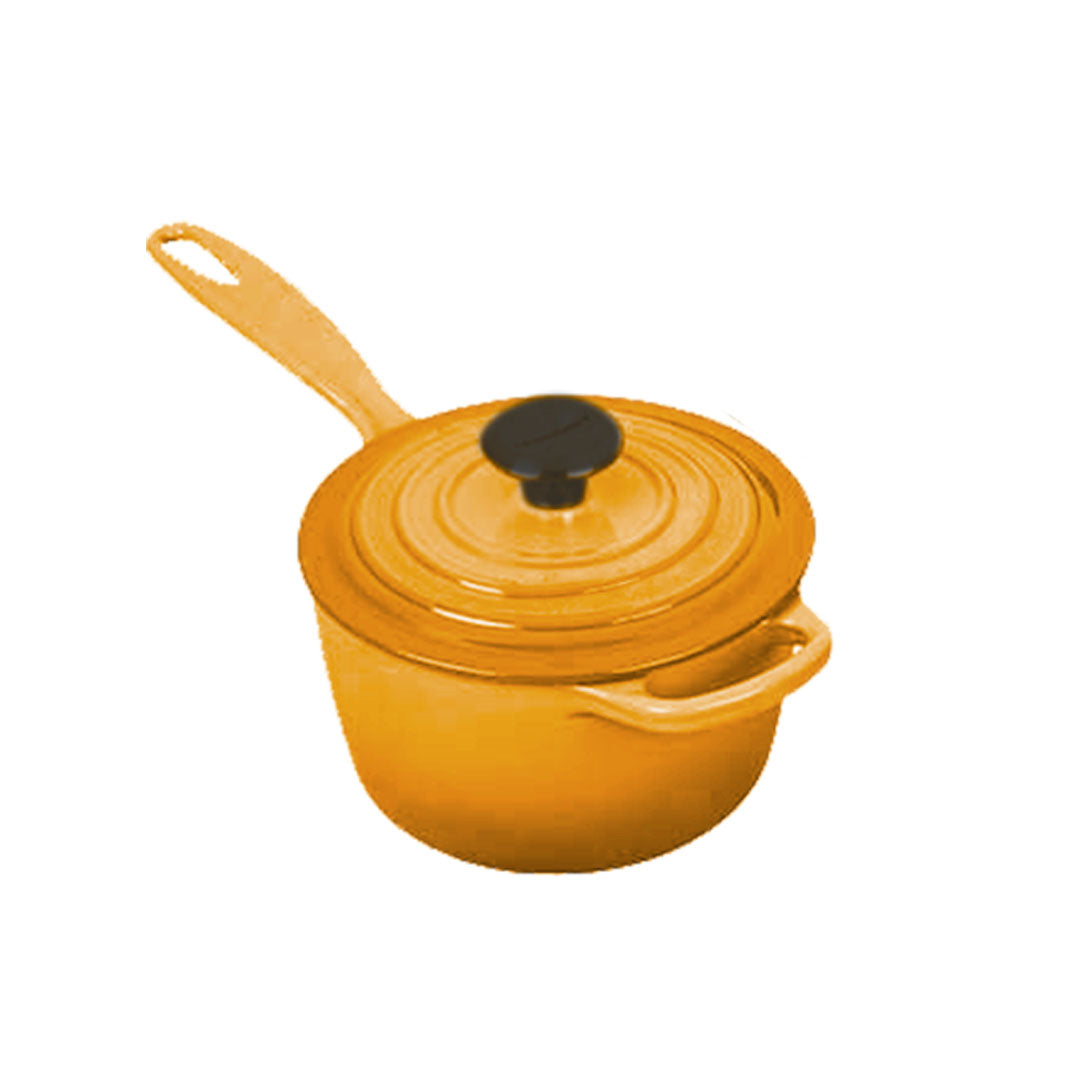 Miniature Ceramic Sauce Pan with Lid [ REAL MINI COOKING ]