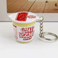 Mini Food Cup Noodles Keychain