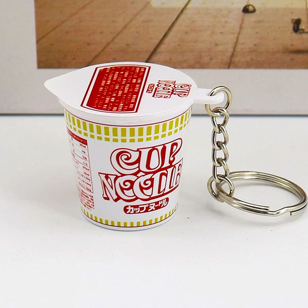 Mini Food Cup Noodles Keychain