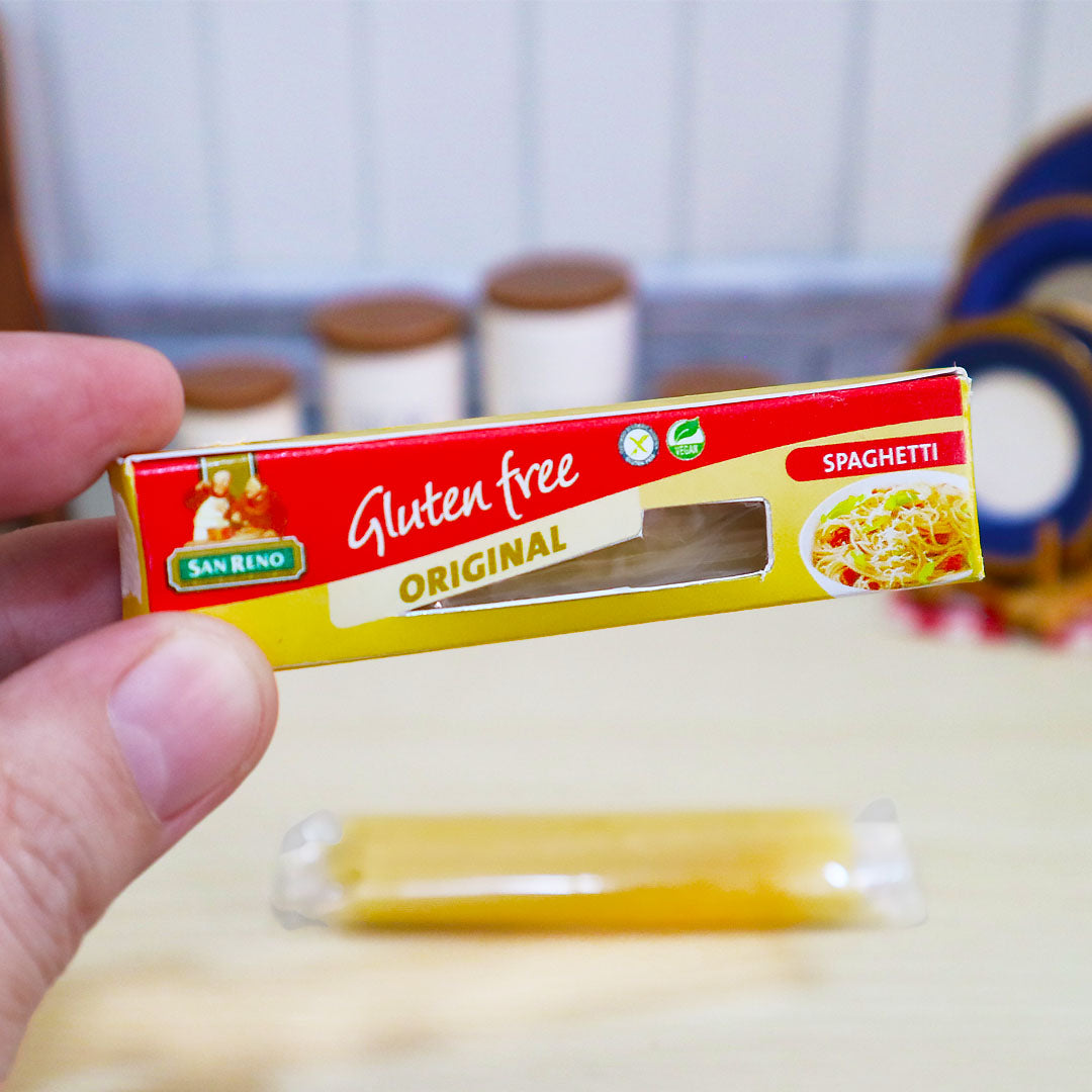 MINIATURE SAN RENO  Gluten Free Pasta Mini Food Box PRINTABLE