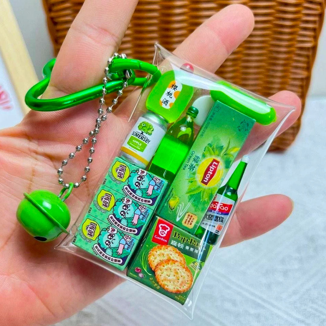 Mini Food Assorted Bag Keychain [ Sweets Food ]