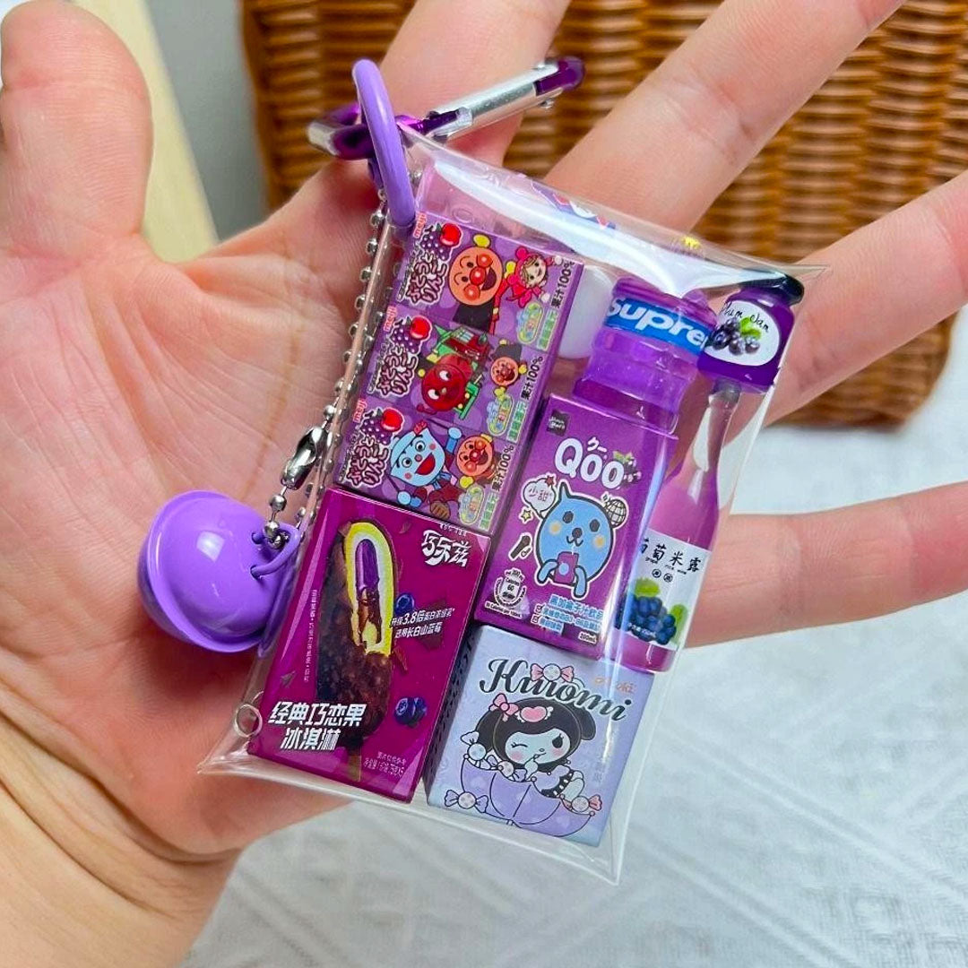 Mini Food Assorted Bag Keychain [ Sweets Food ]