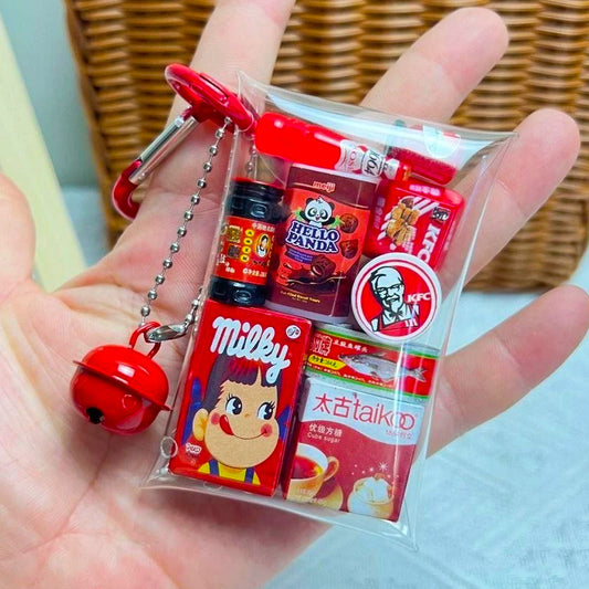 Mini Food Assorted Bag Keychain [ Sweets Food ]