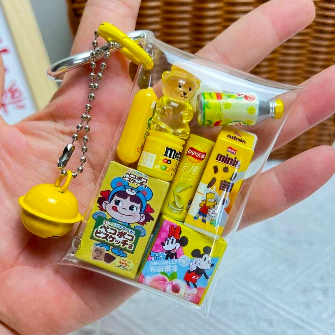 Mini Food Assorted Bag Keychain [ Sweets Food ]