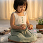 Premium 100% Cotton Baby & Kids Two-Tone Dress (Sleeveless, Empire Cut)
