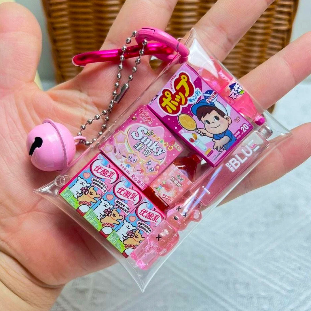 Mini Food Assorted Bag Keychain [ Sweets Food ]