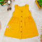 Mustard Baby Dress with 2 Pockets